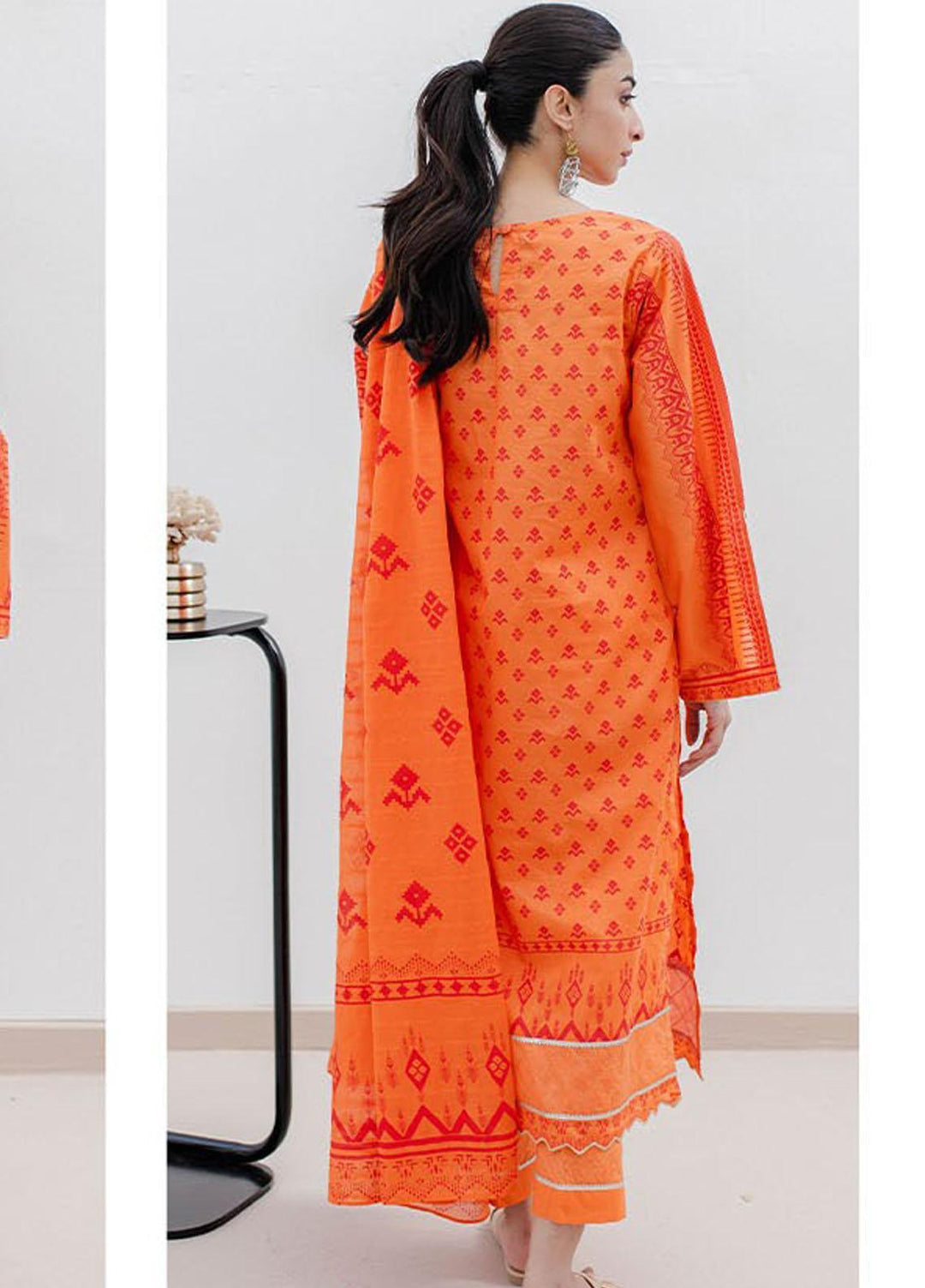 Zellbury Embroidered Lawn Suits Unstitched 3 Piece ZB23L-V4 WUS23E30179 - Summer Collection