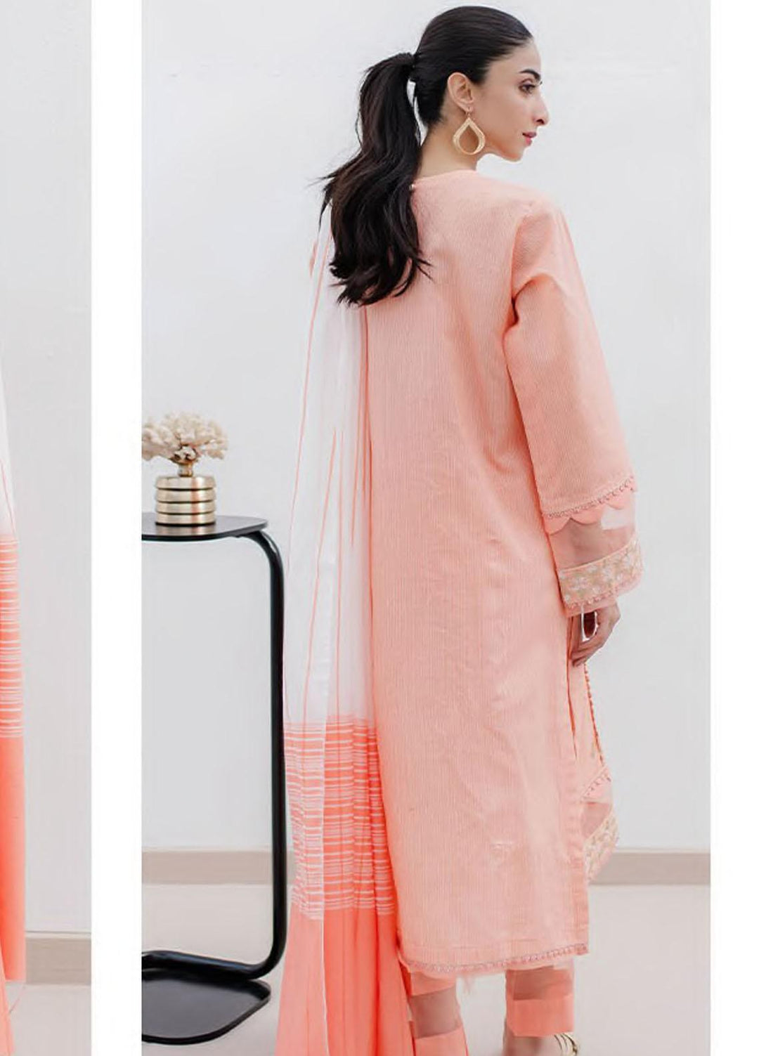 Zellbury Embroidered Lawn Suits Unstitched 3 Piece ZB23L-V4 WUS23E30380 - Summer Collection