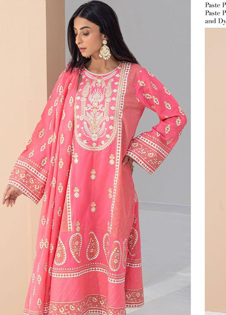 Zellbury Embroidered Lawn Suits Unstitched 3 Piece ZB23L-V4 WUS23E30198 - Summer Collection
