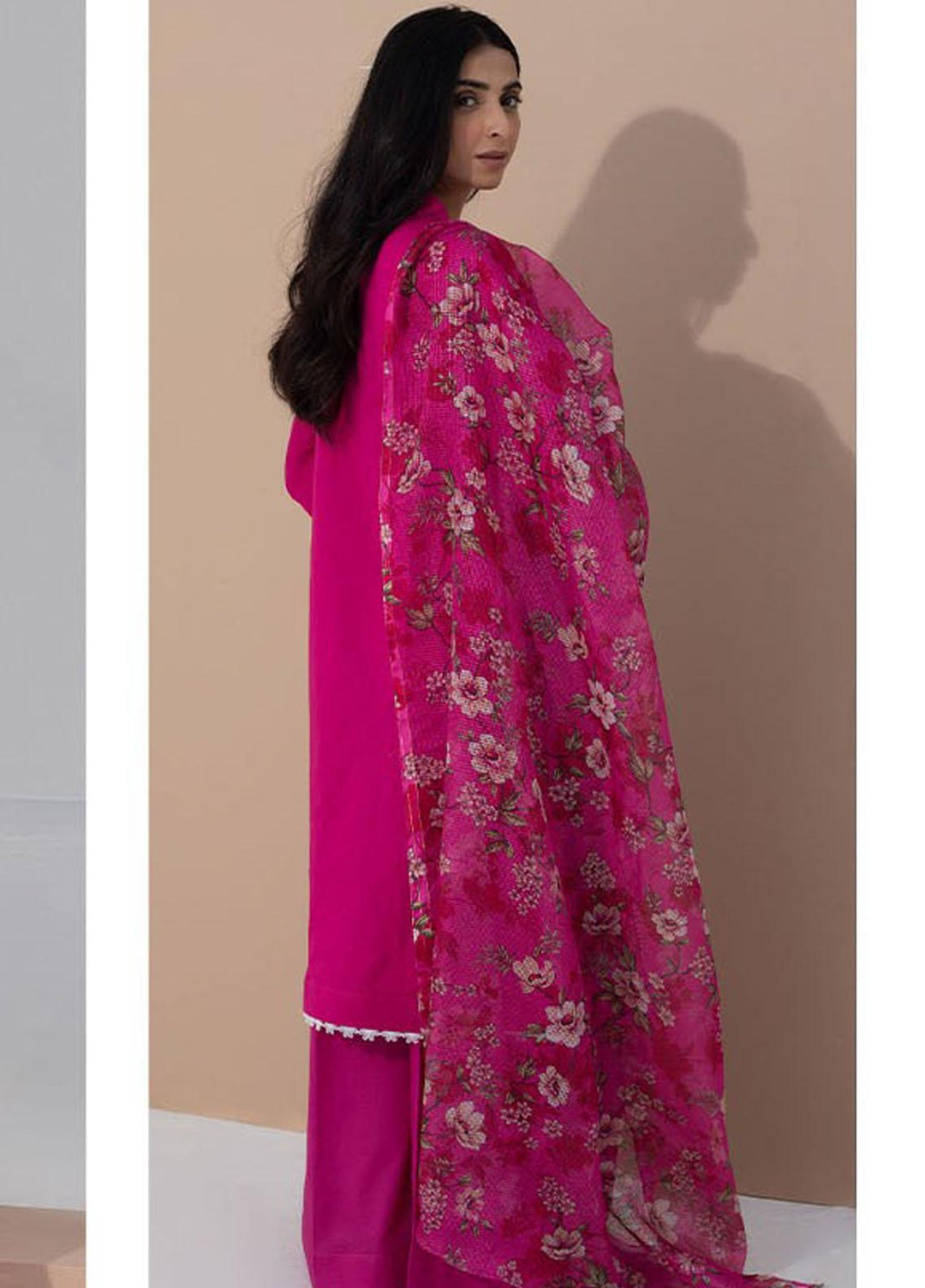 Zellbury Embroidered Jacquard Suits Unstitched 3 Piece ZB23L-V4 WUS23E30365 - Summer Collection