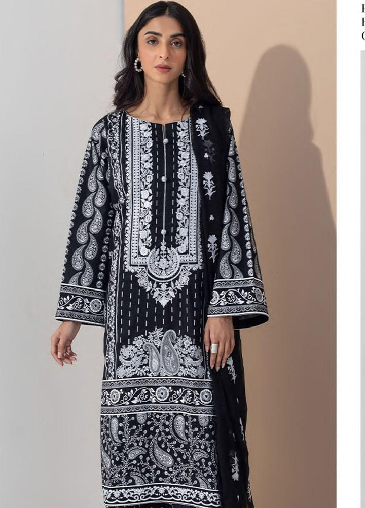 Zellbury Embroidered Lawn Suits Unstitched 3 Piece ZB23L-V4 WUS23E30571 - Summer Collection