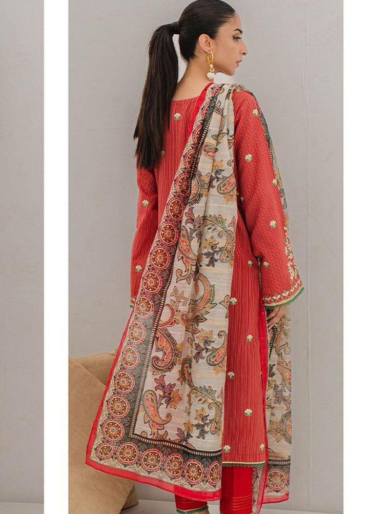 Zellbury Embroidered Lawn Suits Unstitched 3 Piece ZB23L-V4 WUS23E30188 - Summer Collection