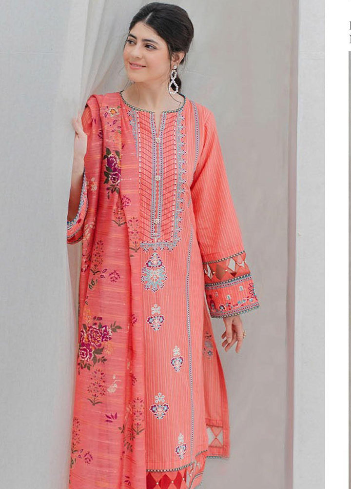 Zellbury Embroidered Lawn Suits Unstitched 3 Piece ZB23L-V4 WUS23E30187 - Summer Collection