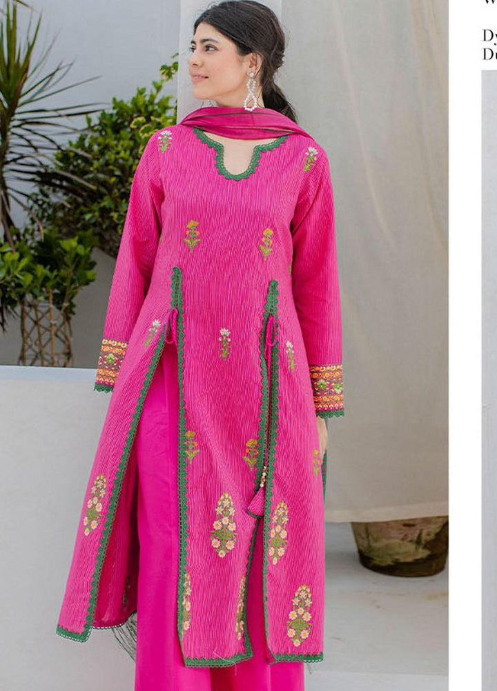 Zellbury Embroidered Lawn Suits Unstitched 3 Piece ZB23L-V4 WUS23E30296 - Summer Collection