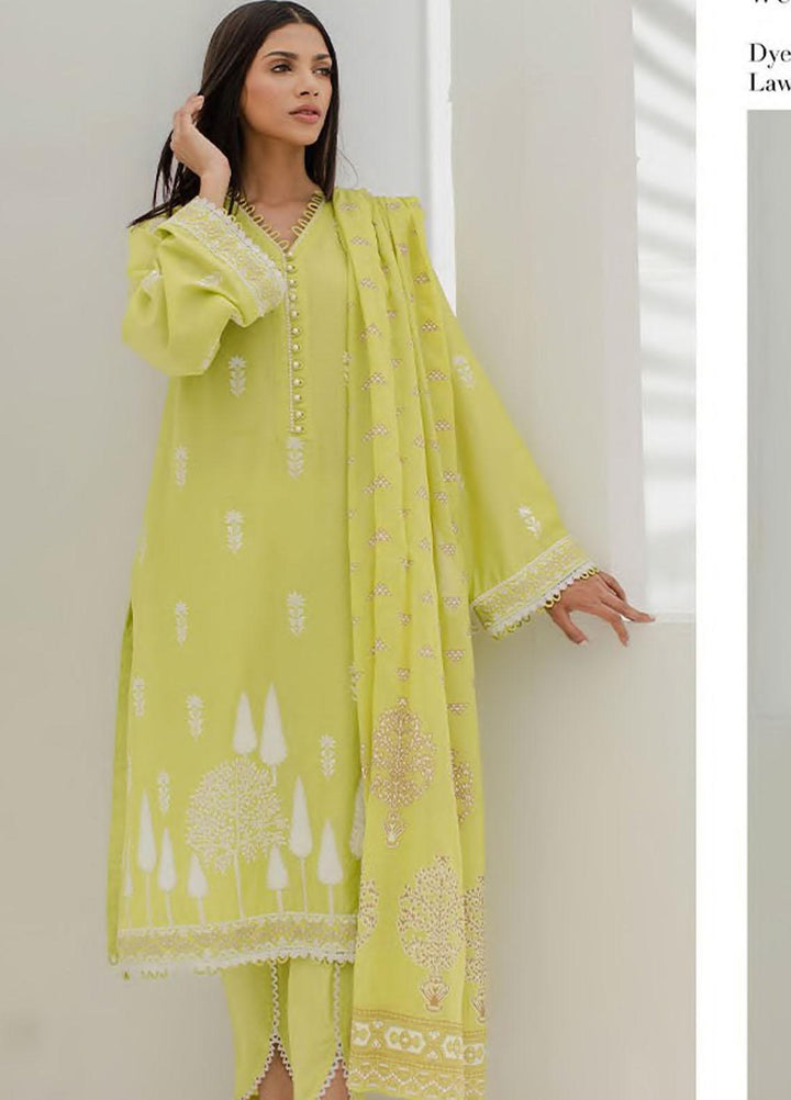 Zellbury Embroidered Lawn Suits Unstitched 3 Piece ZB23L-V4 WUS23E30281 - Summer Collection