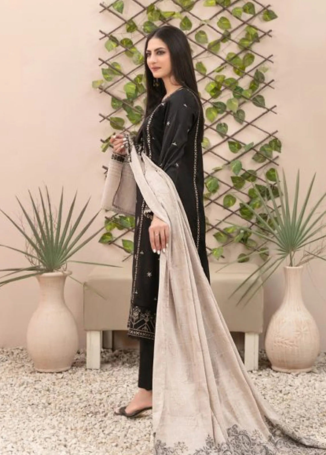 Zenel by Tawakkal Fabrics Embroidered Lawn Suits Unstitched 3 Piece TWF24Z D-2156 - Festive Collection