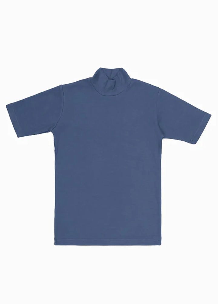 Zenyre Pret Western Ribbed 1 Piece Midnight Mock Neck Top