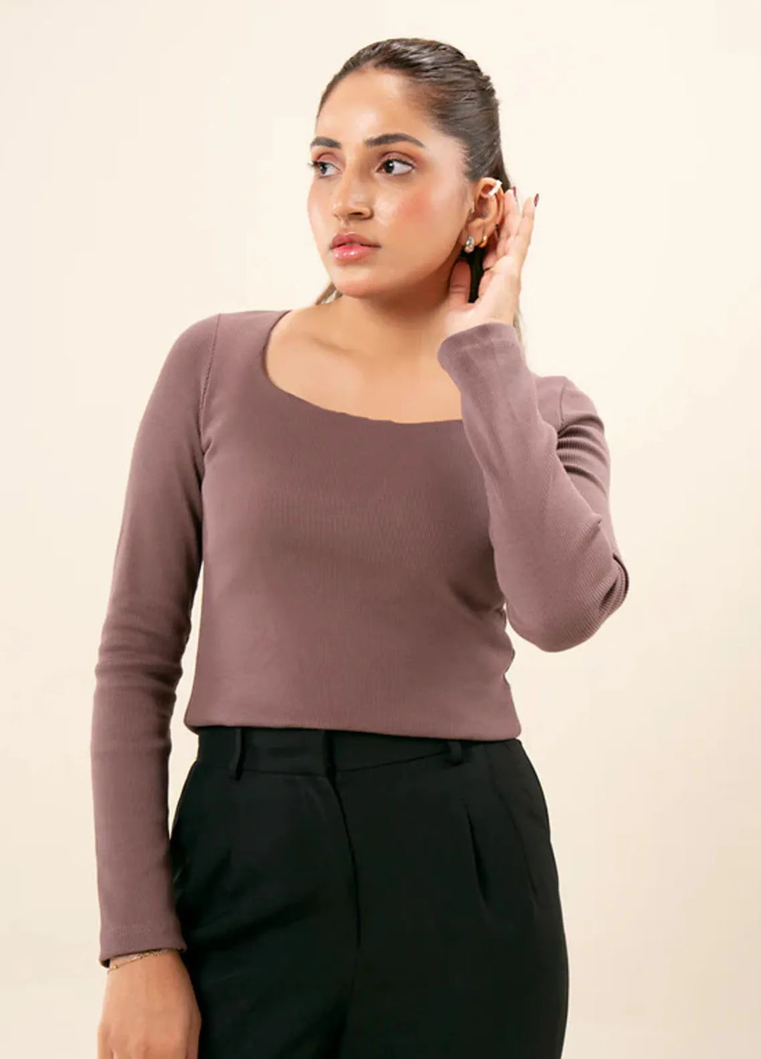 Zenyre Pret Western Ribbed 1 Piece Square Neck Top