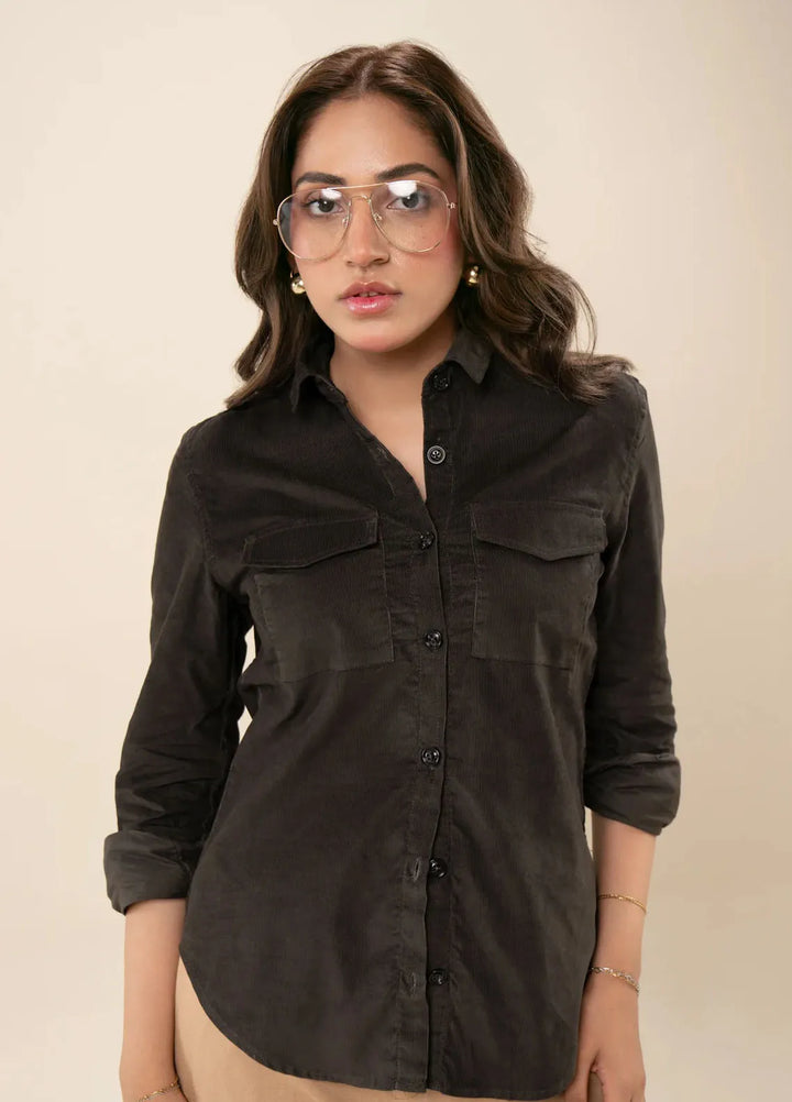Zenyre Pret Western Top Corduroy 1 Piece Corduroy Casual Shirt