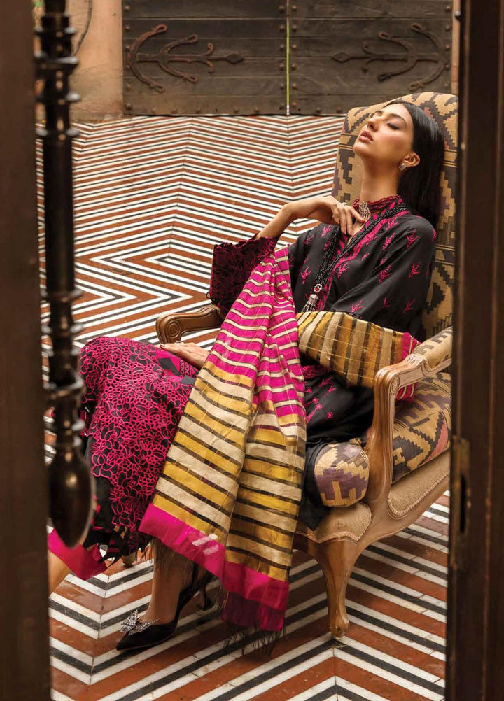 Zinnia by Rang Rasiya Embroidered Dobby Linen Suits Unstitched 3 Piece RR21ZN SALVA-02 - Winter Collection