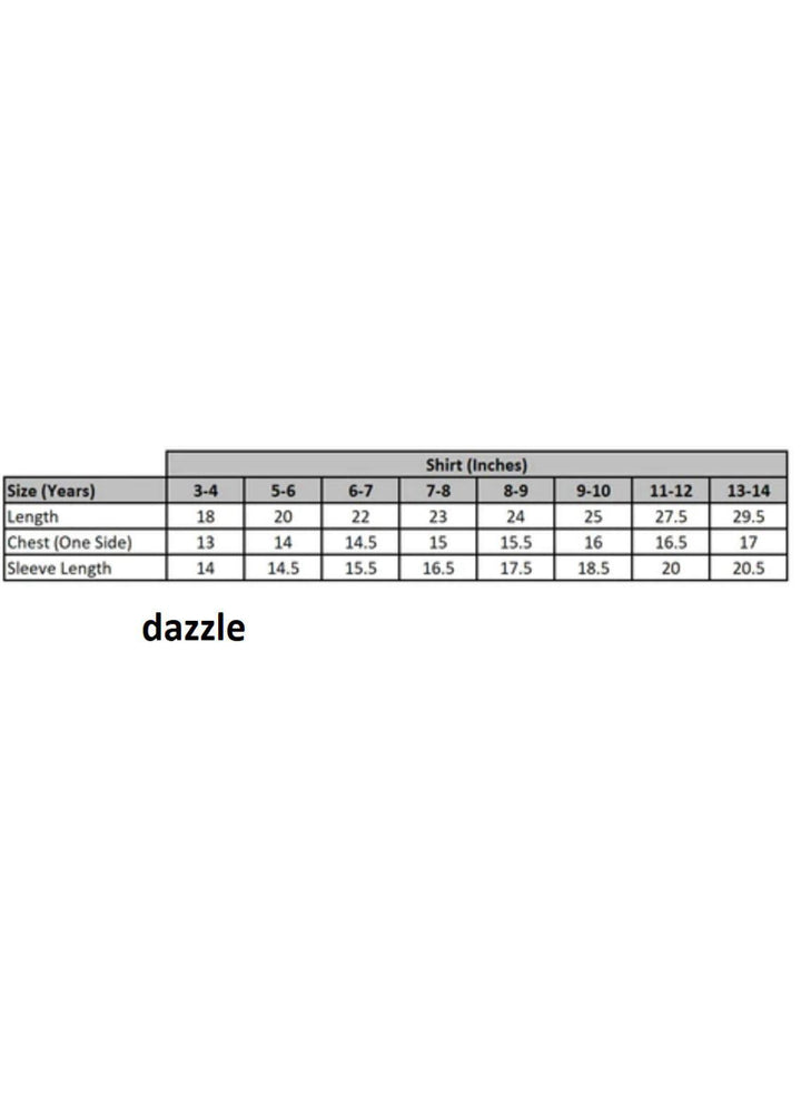 Ziva Cotton Casual Tops for Girls -  ZA22T Dazzle