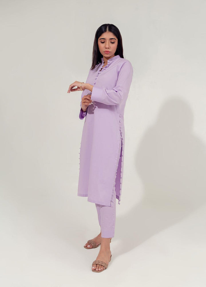 ZnH Casual Pret  Cotton 2 Piece Dress ZNH23EST Lavender