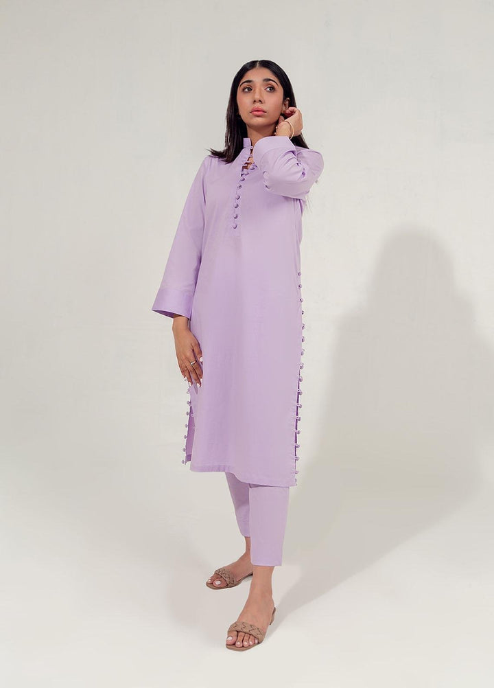 ZnH Casual Pret  Cotton 2 Piece Dress ZNH23EST Lavender