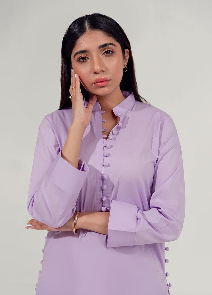 ZnH Casual Pret  Cotton 2 Piece Dress ZNH23EST Lavender