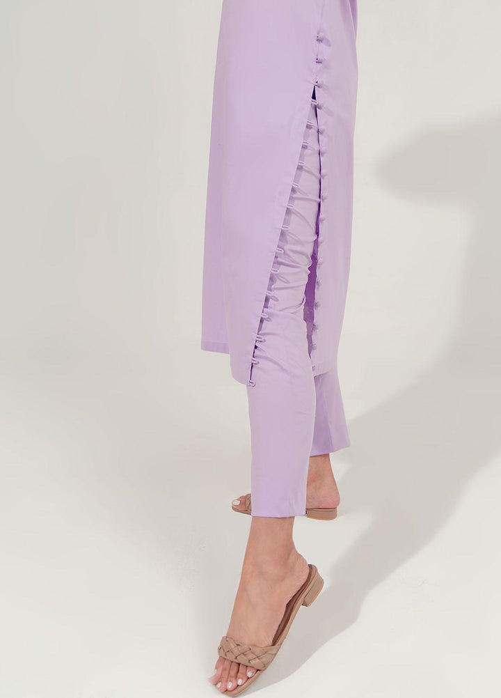 ZnH Casual Pret  Cotton 2 Piece Dress ZNH23EST Lavender