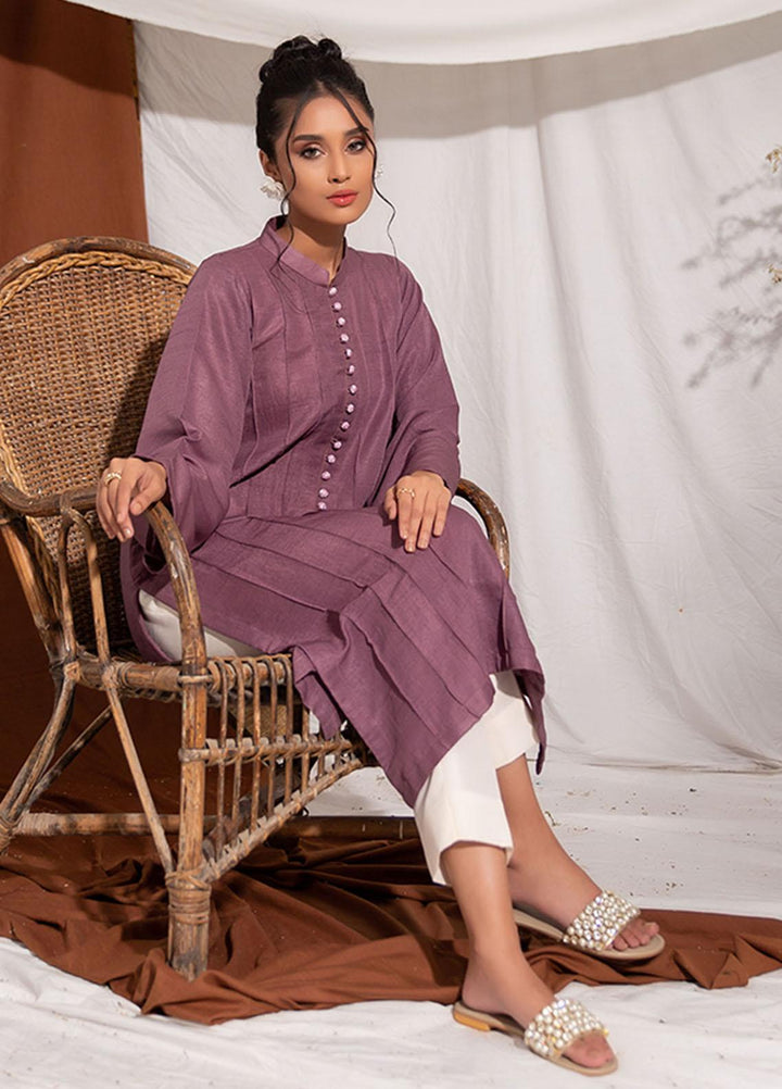 ZnH Pret  Raw Silk Shirt ZNH22FD Amethyst