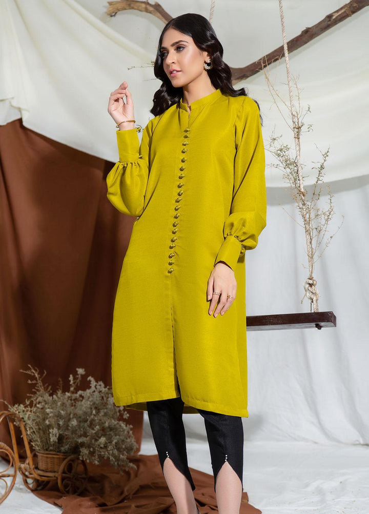 ZnH Pret  Raw Silk Shirt ZNH22FD Peridot