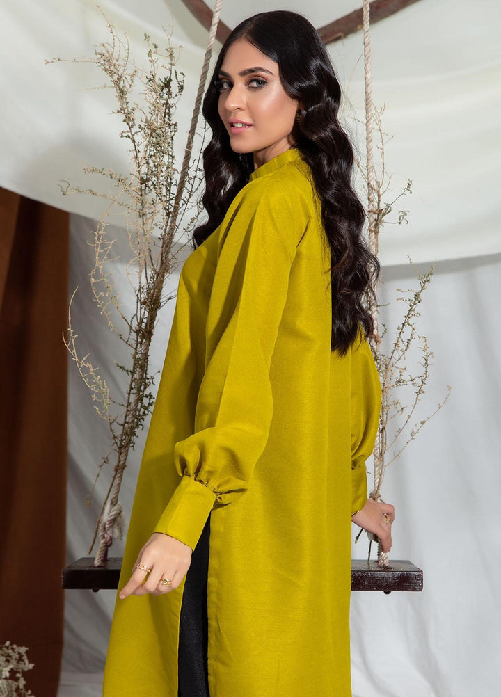 ZnH Pret  Raw Silk Shirt ZNH22FD Peridot