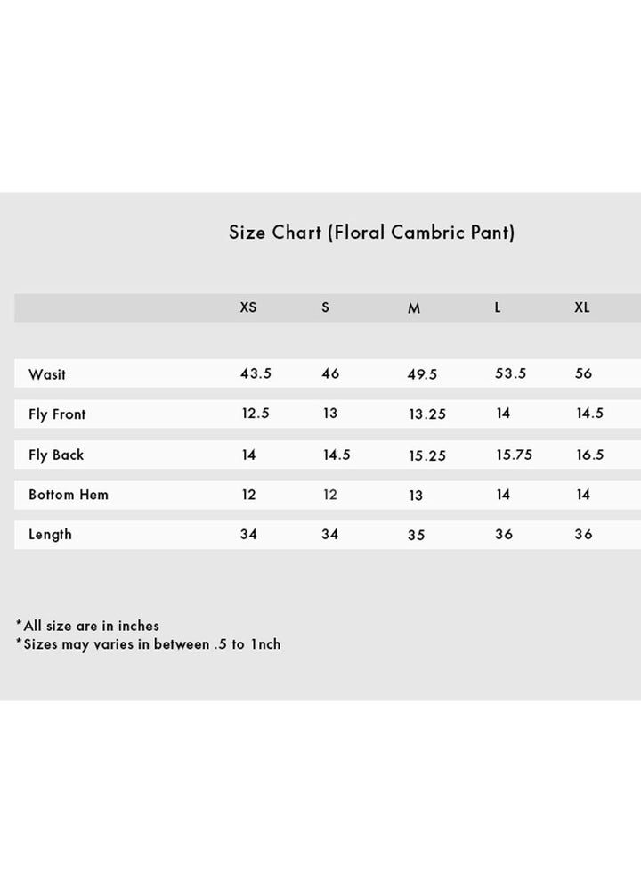 ZnH Pret Cambric Pants ZNH22T Floral Cambric Pant