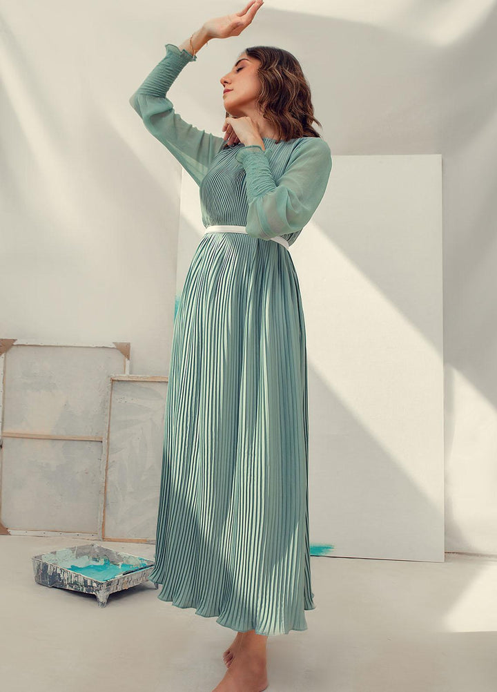 ZnH Pret  Silk 1 Piece Dress ZNH22SRN Moonlight