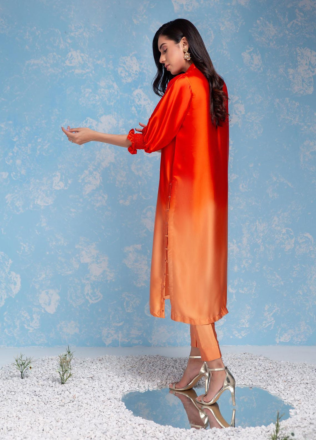 ZnH Pret  Silk 2 Piece ZNH22RR Narangi