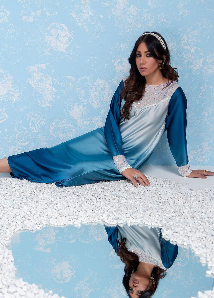 ZnH Pret  Silk Shirt ZNH22RR Shahi Neela