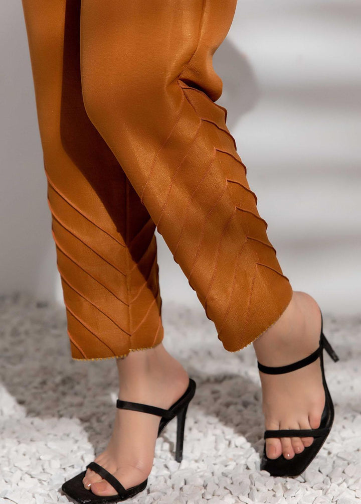 ZnH Pret Raw Silk Pant ZNH22T Bronze Pant