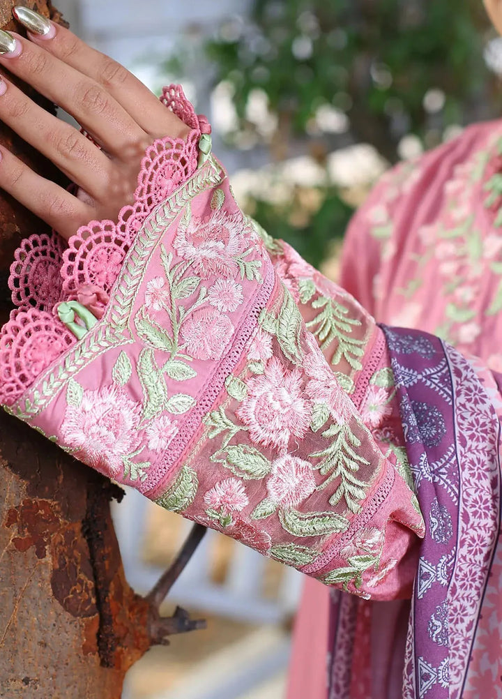 Zyna Embroidered Lawn Suit Unstitched 3 Piece ZYN25L D3-Alaya - Summer Collection