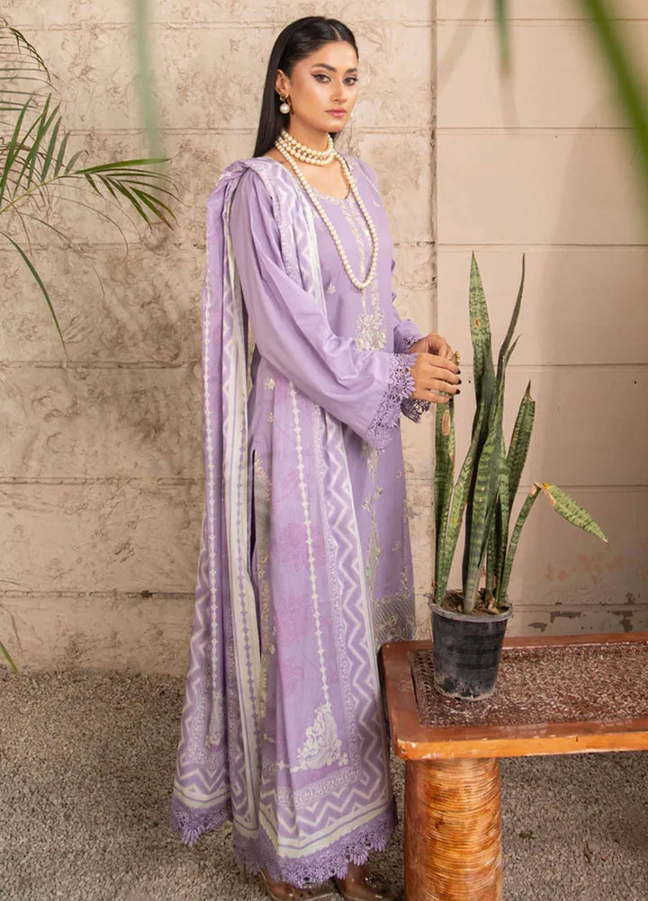 Zohra by Annara Begum Embroidered Lawn Suit Unstitched 3 Piece ANB25ZL Arfa - Summer Collection