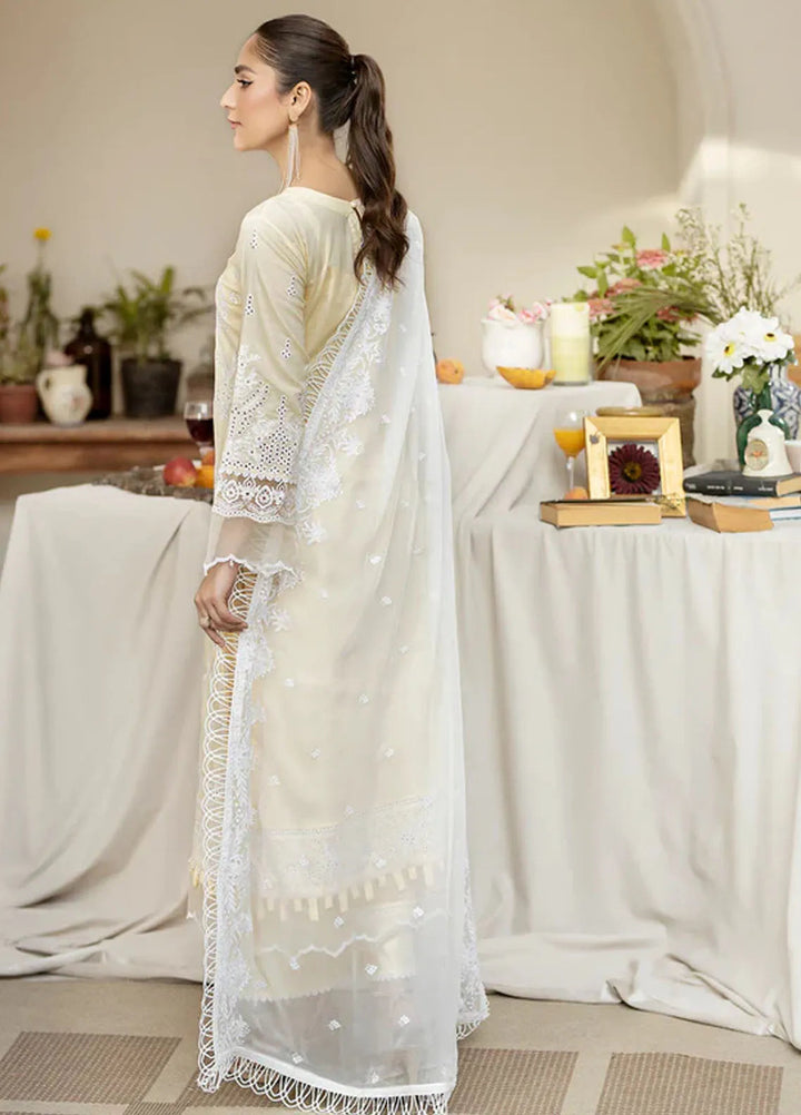 Zora By House Of Nawab Embroidered Lawn Suit Unstitched 3 Piece HON24Z SAADAT - Summer Collection