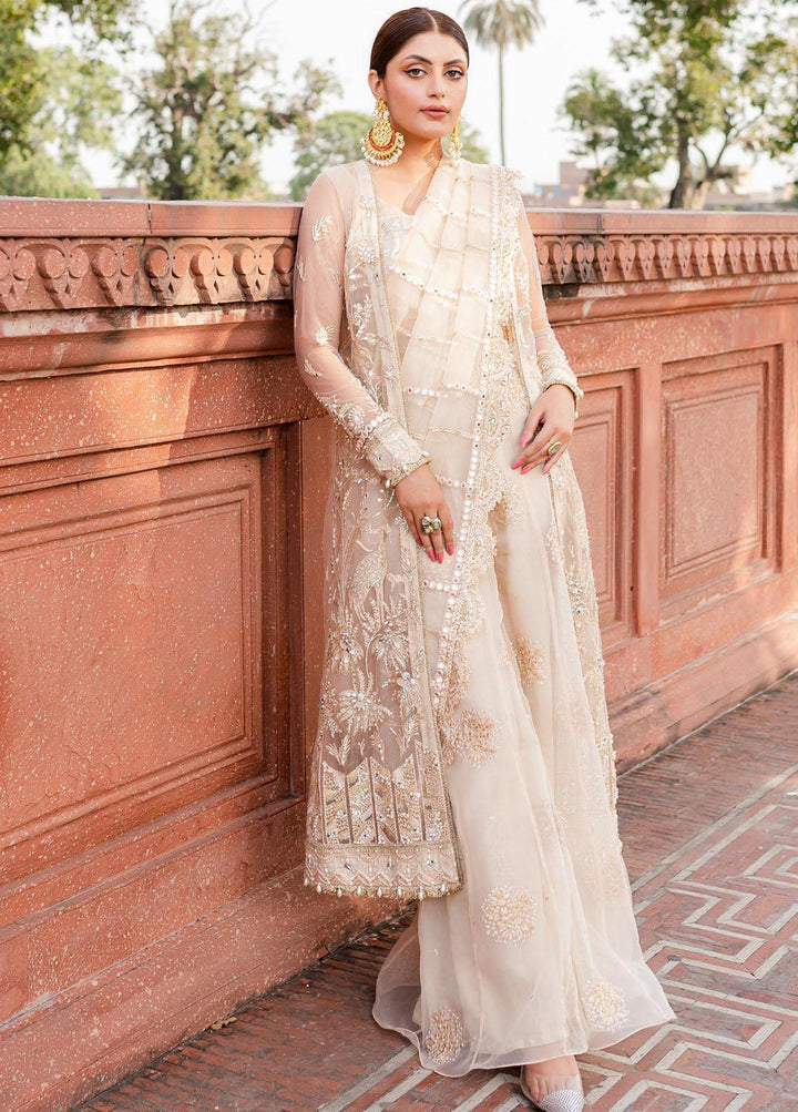 Zoya & Fatima Pret Embroidered Net 3 Piece Suit Naira