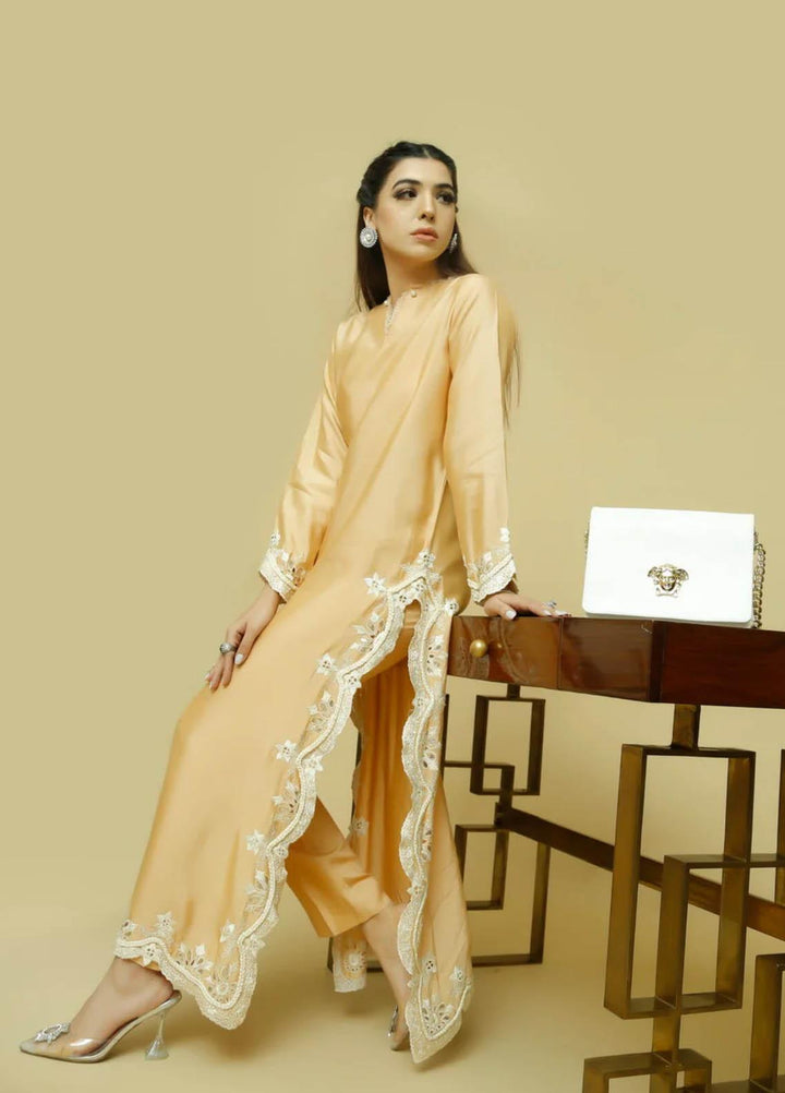 Zoya & Fatima Pret  Raw Silk 2 Piece Suit ZOF23P Macizo