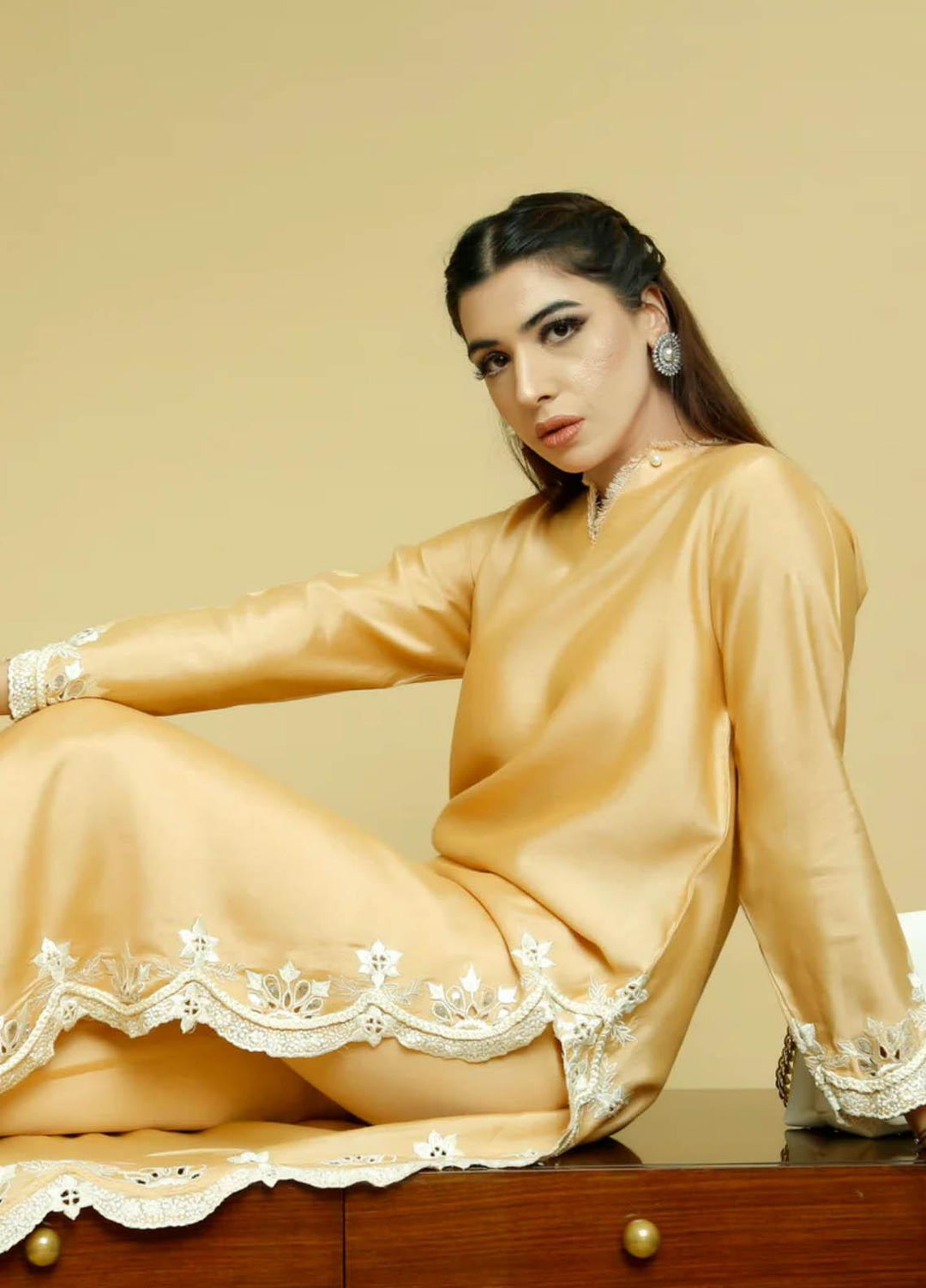 Zoya & Fatima Pret  Raw Silk 2 Piece Suit ZOF23P Macizo
