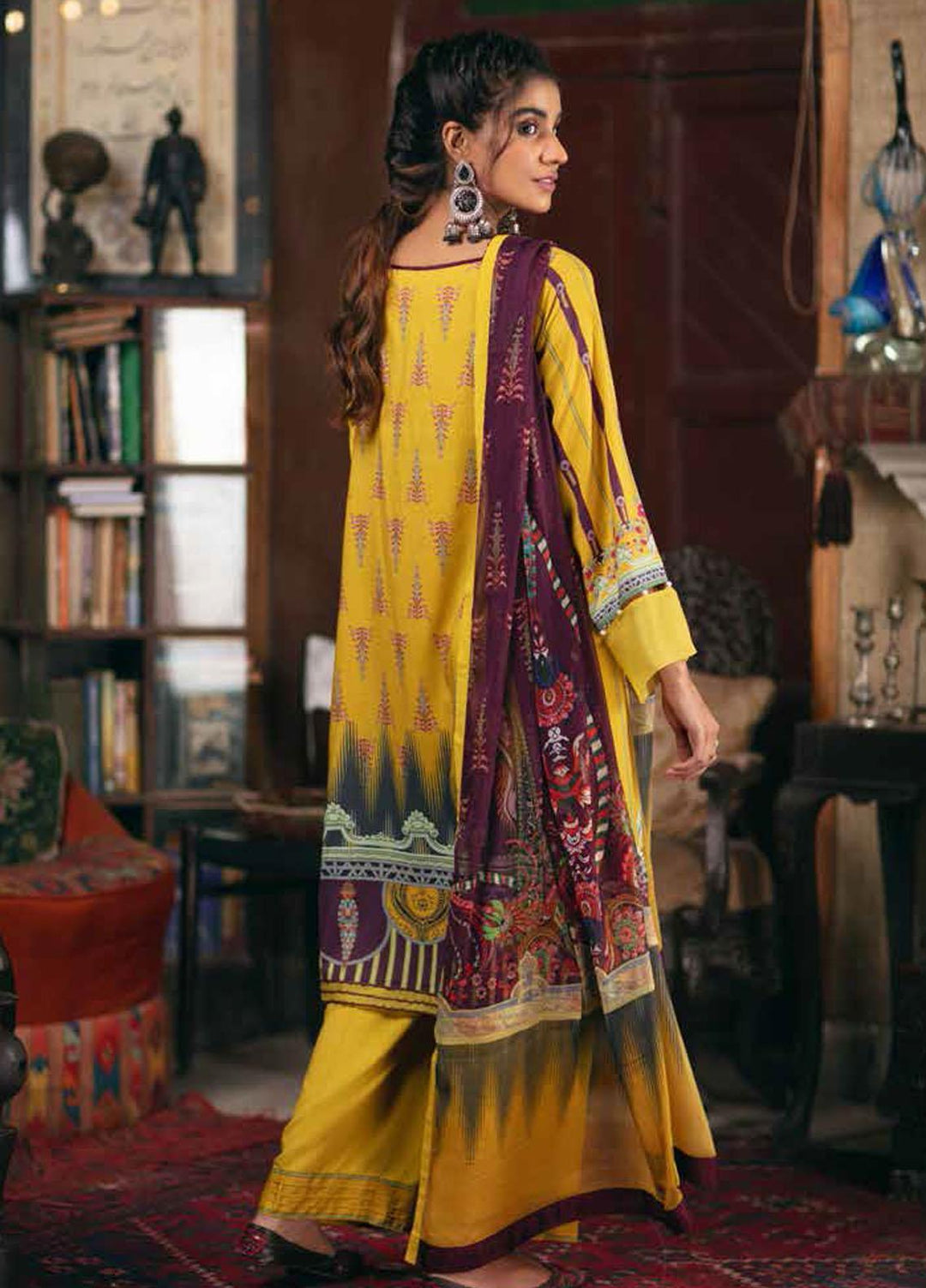 Zoya by Rang Rasiya Embroidered Linen Suits Unstitched 3 Piece RR21ZL 01 Jasmine - Winter Collection