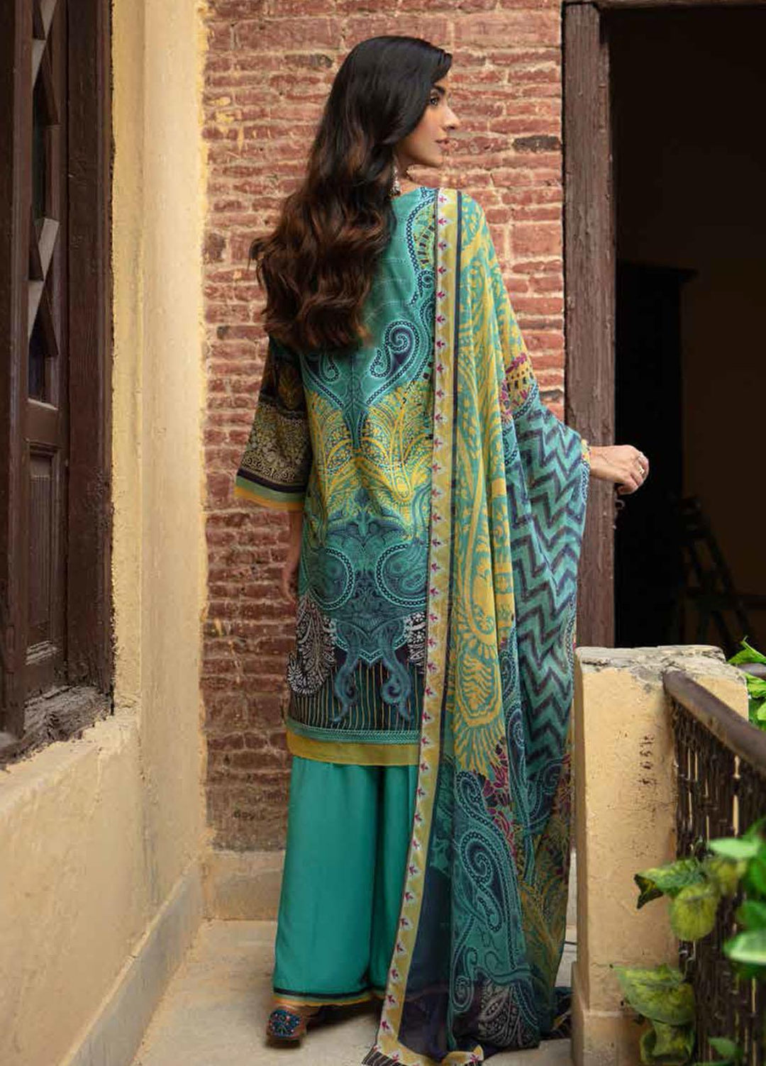 Zoya by Rang Rasiya Embroidered Linen Suits Unstitched 3 Piece RR21ZL 04 Blue Berry - Winter Collection