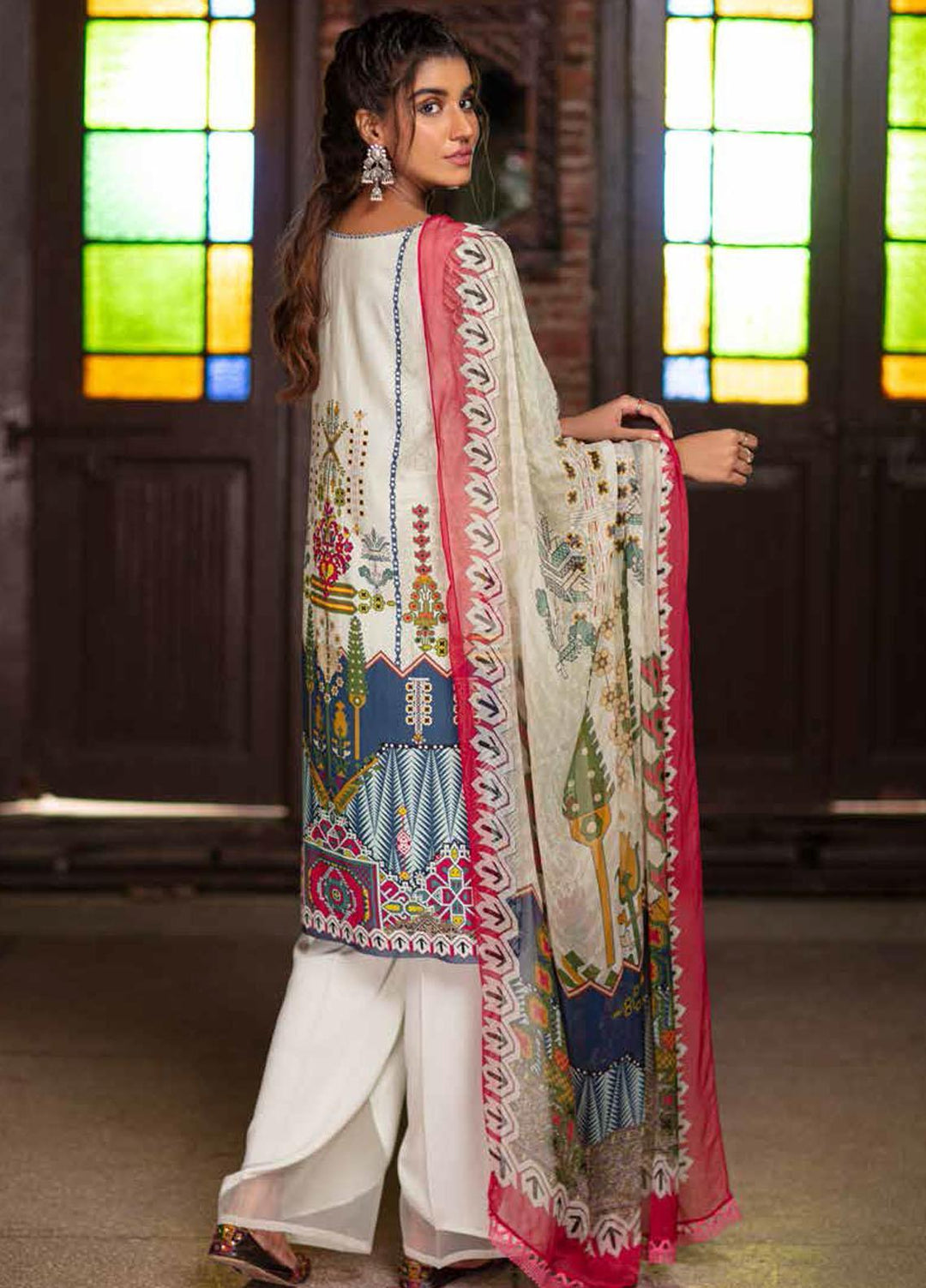 Zoya by Rang Rasiya Embroidered Linen Suits Unstitched 3 Piece RR21ZL 09 Tricot - Winter Collection