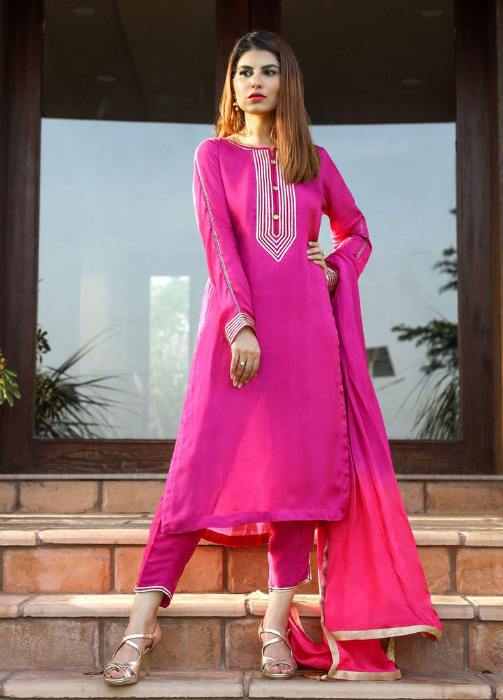 Hina Hassan Studio Luxury Pret  Silk 3 Piece Suit HH22ZR Zahra W03R0722