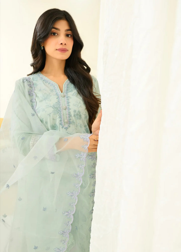 Zyna Embroidered Cambric Suits Unstitched 3 Piece D9-Kyra - Summer Collection