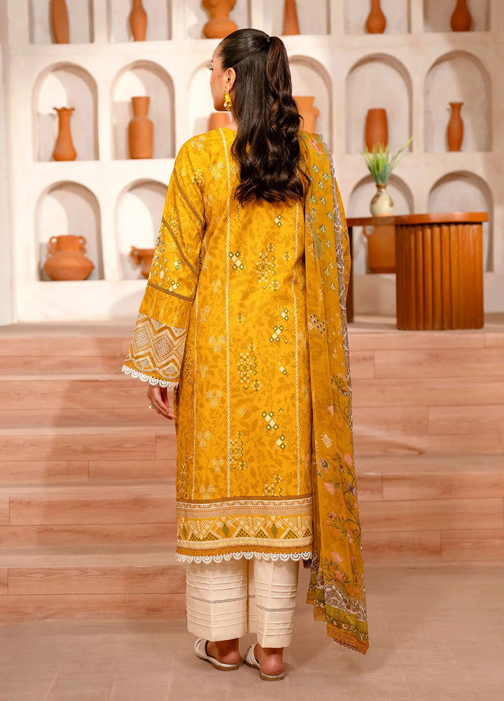 Zync by Florent Embroidered Lawn Suit Unstitched 3 Piece FL25ZD FL-11B - Summer Collection