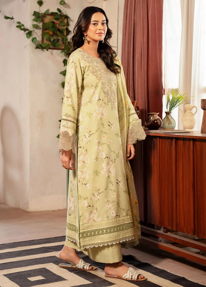 Zync by Florent Embroidered Lawn Suit Unstitched 3 Piece FL25ZD FL-4 - Summer Collection