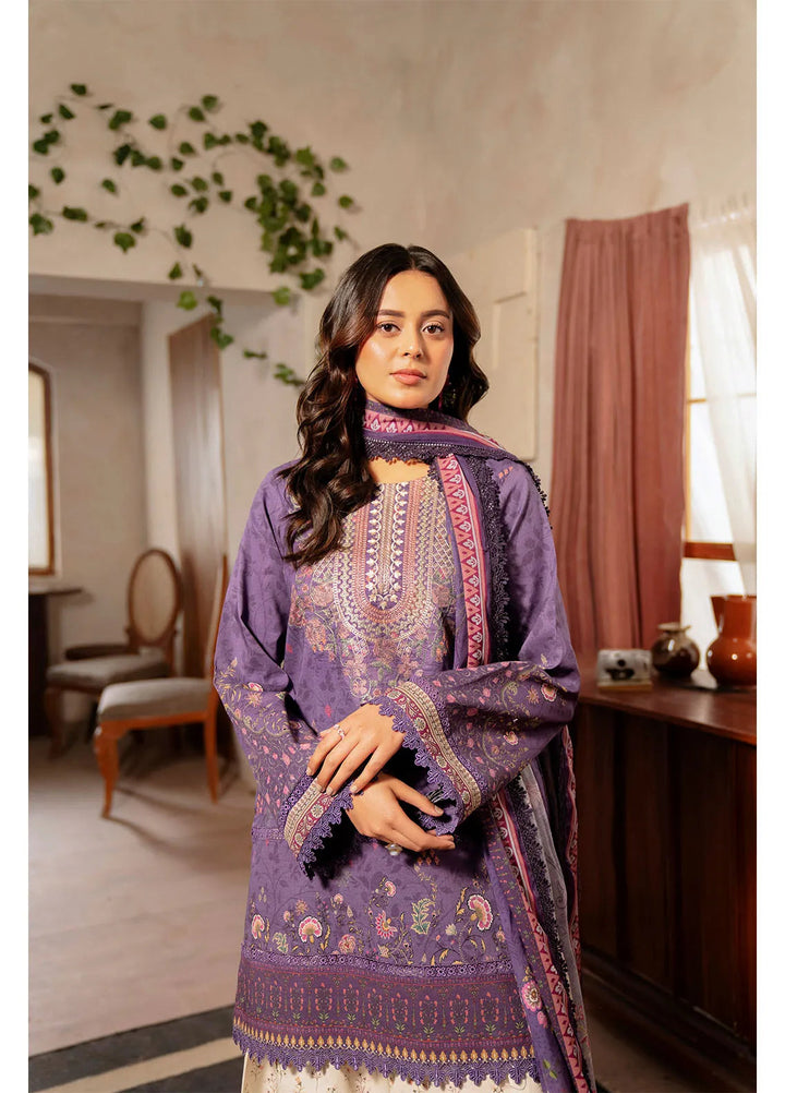 Zync by Florent Embroidered Lawn Suit Unstitched 3 Piece FL25ZD FL-6A - Summer Collection